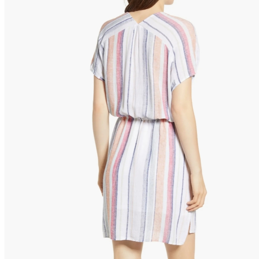Rails Wren Striped Linen Blend Tunic Dress Size Small EUC Marrakesh Stri… - Picture 6 of 16